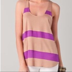 Haute hippie silk racer back top